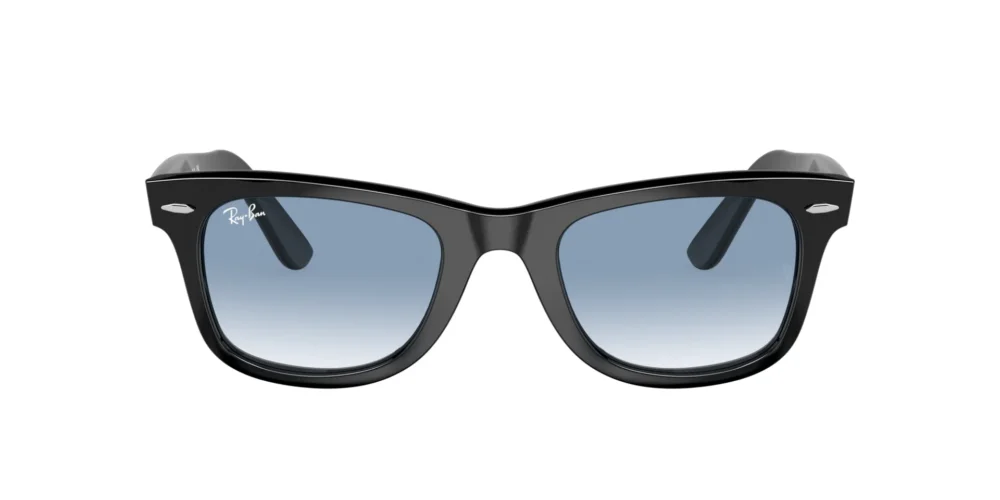 Ray-Ban Wayfarer RB2140F číra gradientná modrá