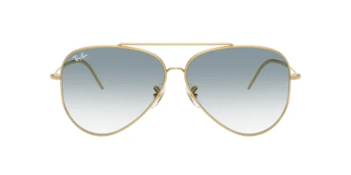 001/79 - Arista Gold frame / Clear Gradient Blue lenses